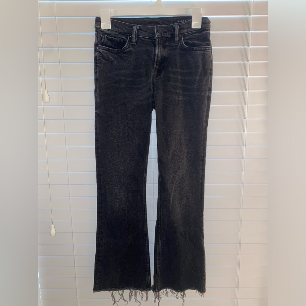 All Saints dark grey jeans
